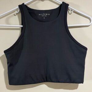 Allfenix Longline Racerback Sports Bra Sz S Charcoal Gray very good condition